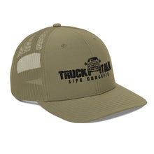 Load image into Gallery viewer, Trucker Cap Black &quot;TT&quot; Logo
